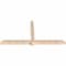 Ekena Millwork Eugene Smooth Timber Gable Bracket, Douglas Fir, 108"W x 54"H x 5 1/2"D x 5 1/2"F, 12/12 Pitch GBW108X54X0606EUG00SDF - alternate 5